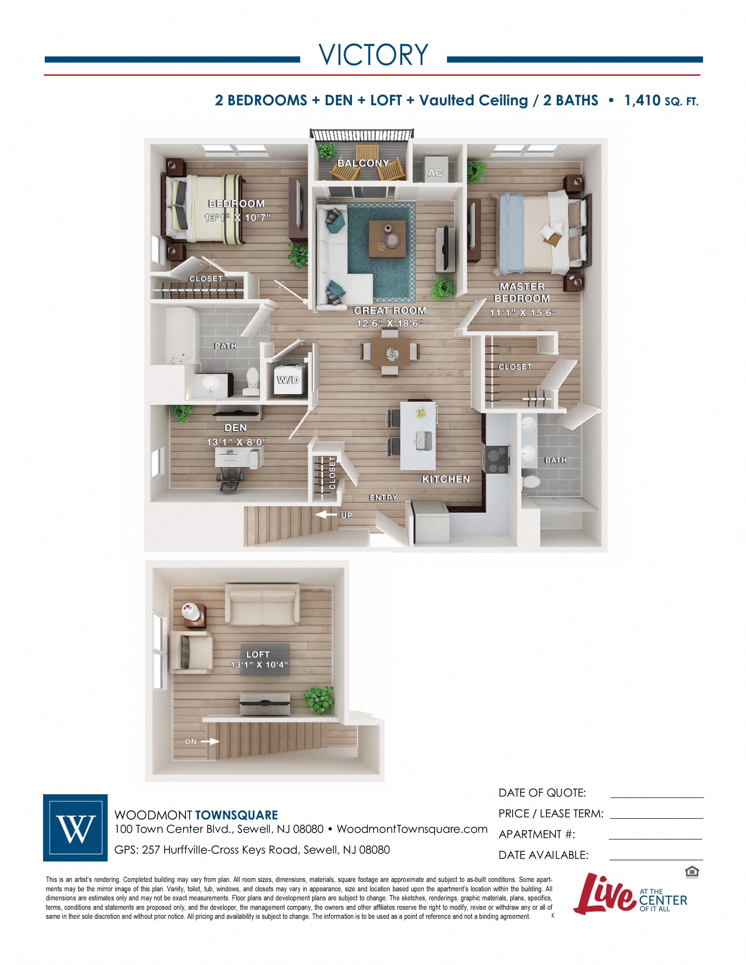 100 Town Center Boulevard 1-2 Beds Apartment for Rent - Photo Gallery 35